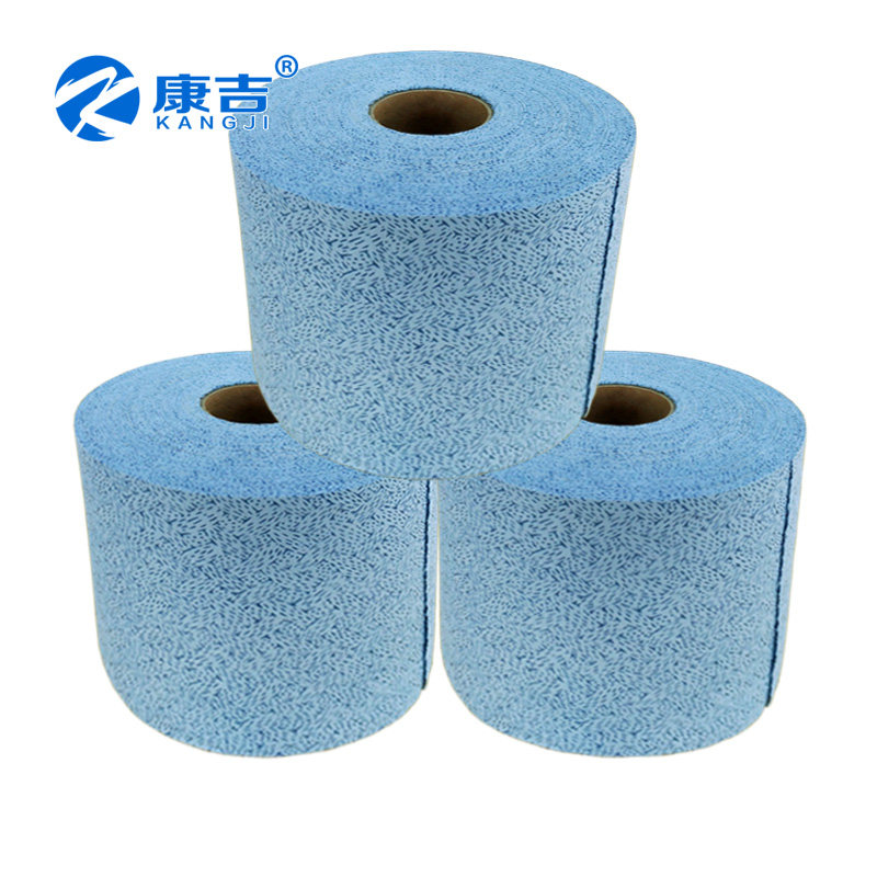 康吉工业擦拭纸树皮纹无尘布机器用无尘纸大卷擦拭布除尘纸吸油纸