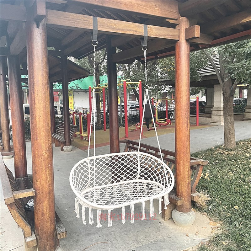 网红欧式庭院摇摇椅凳阳光房亭子葡萄架欧式编织悬挂双人秋千沙发