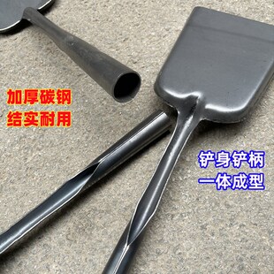 加厚不锈钢煤铲灰火铲垃圾铲锰钢铁铲园艺花铲老式家用小号炉渣铲