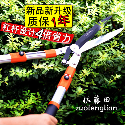 园艺绿篱剪大剪刀伸缩园林剪花木修枝剪刀花园绿化草坪剪剪篱笆剪