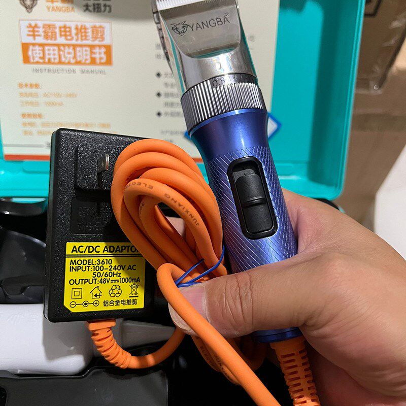 羊霸48V大功率羊毛电推剪插电式电动推子绒山羊绵羊宠物狗剃毛器