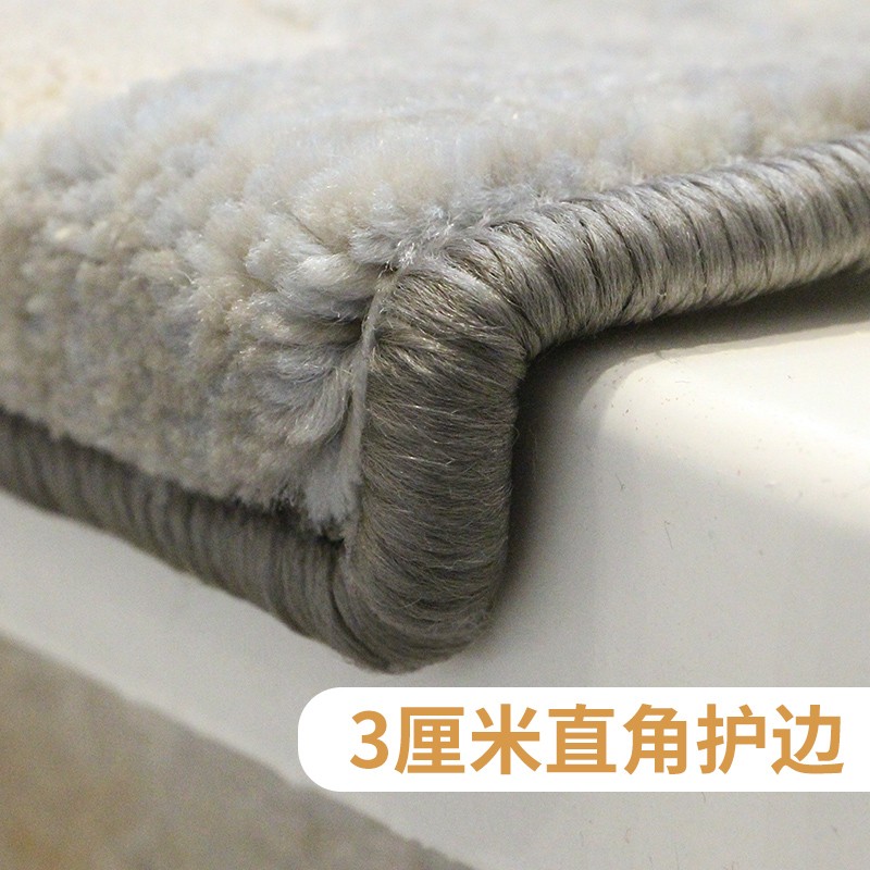别墅洋房楼梯踏步垫免胶自粘防滑地垫实木北欧满铺地毯轻奢更厚实