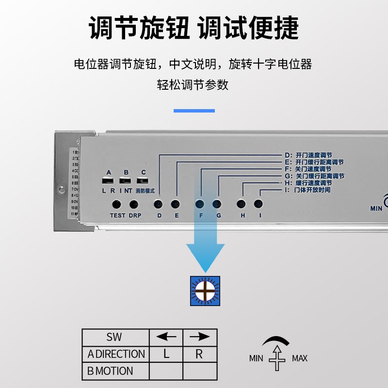 自动门三件件套自动门自动玻璃门感应门机组电机及控制器和遥控器