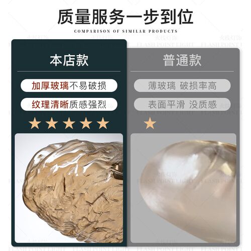 复式楼梯吊灯设计师玻璃云朵长线吊灯loft挑空公寓别墅客厅餐厅灯