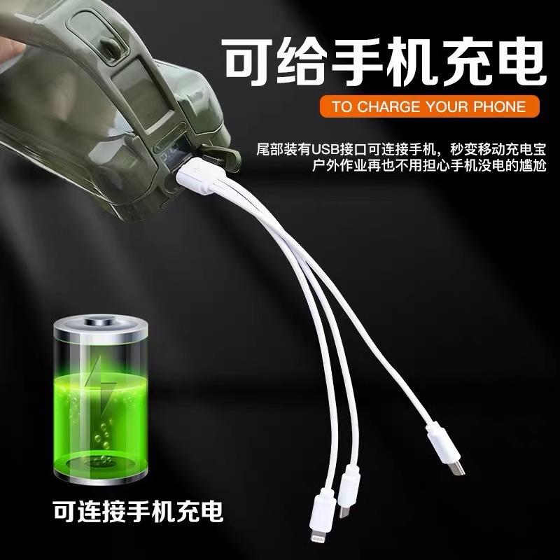 IW5510手摇式充电巡检工作灯磁力吸附手摇发电手提LED防水探照灯