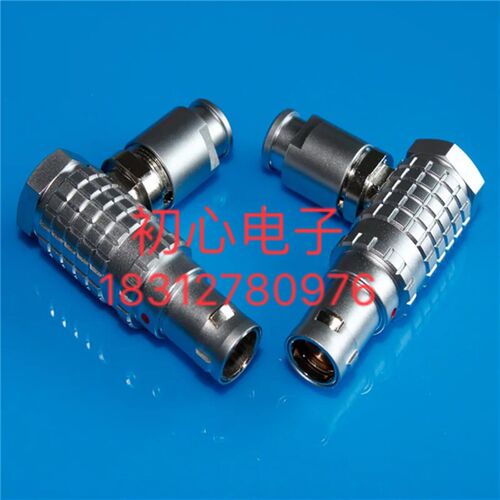 Leimo雷默连接器FHG直角弯头L型插头 0B 1B 2B 6 16 金属航空插头