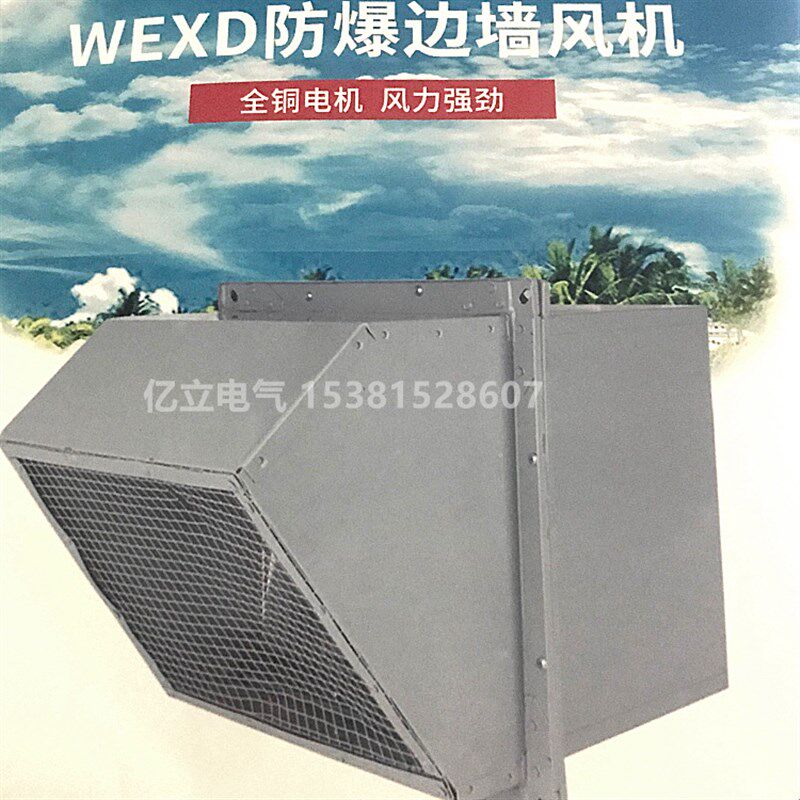 WEXD-300D4边墙风机 WEXD-300E4防爆边墙排风扇220V 380V轴流风机
