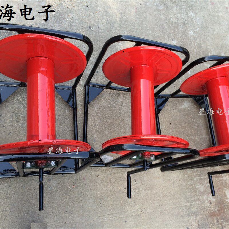 可绕200米移动电缆盘 大型重型工程电缆盘 380V三相四线卷线盘