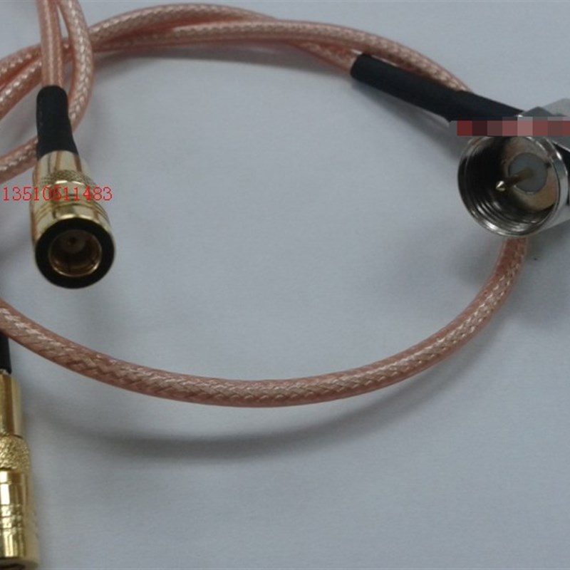 SMB-K/F-J高频信号转换线 射频SMB母转F头公AP跳线 TV高频测试线
