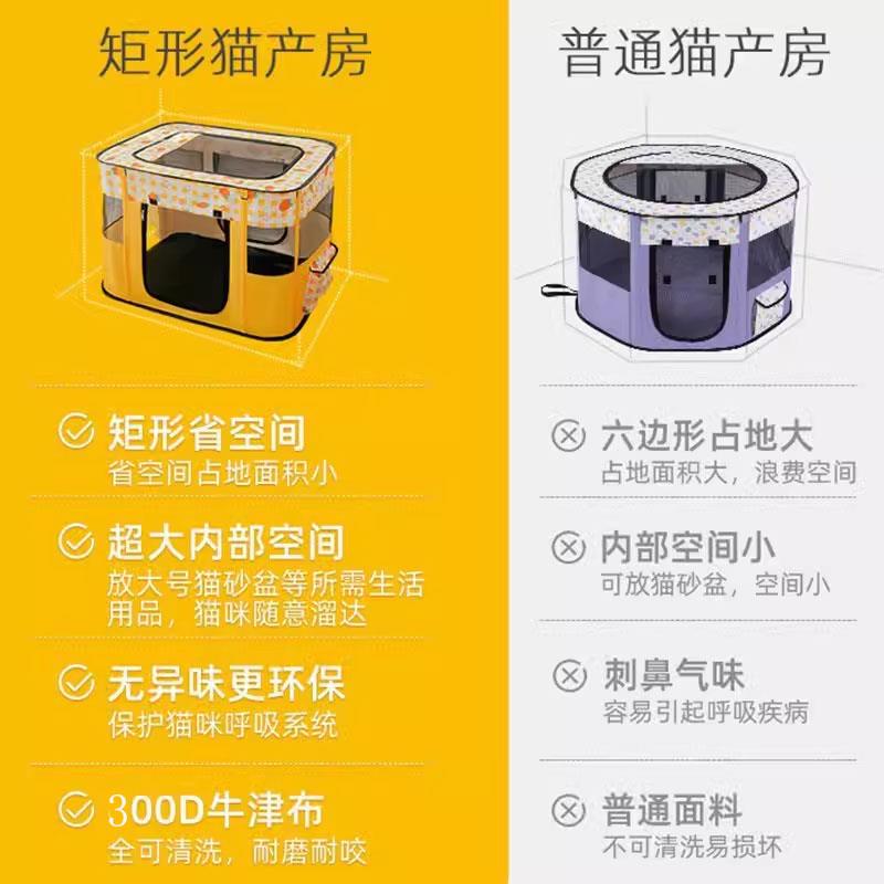 猫咪生育产房专用帐篷套装猫窝封闭式怀孕狗狗笼子围栏宠物用品