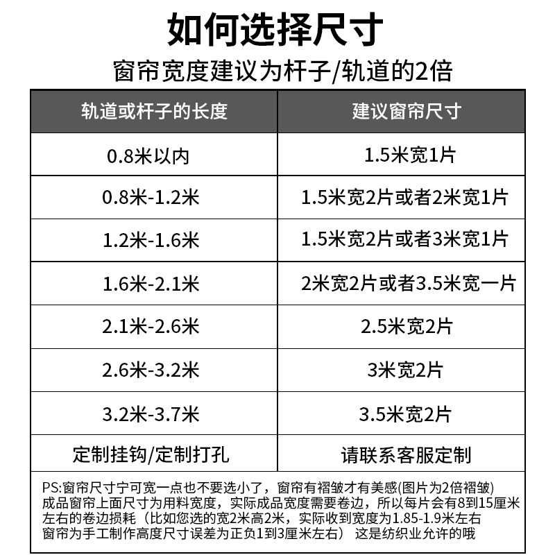 窗帘北欧简约全遮光隔热防晒卧室客厅阳台落地遮阳布料2020年新款