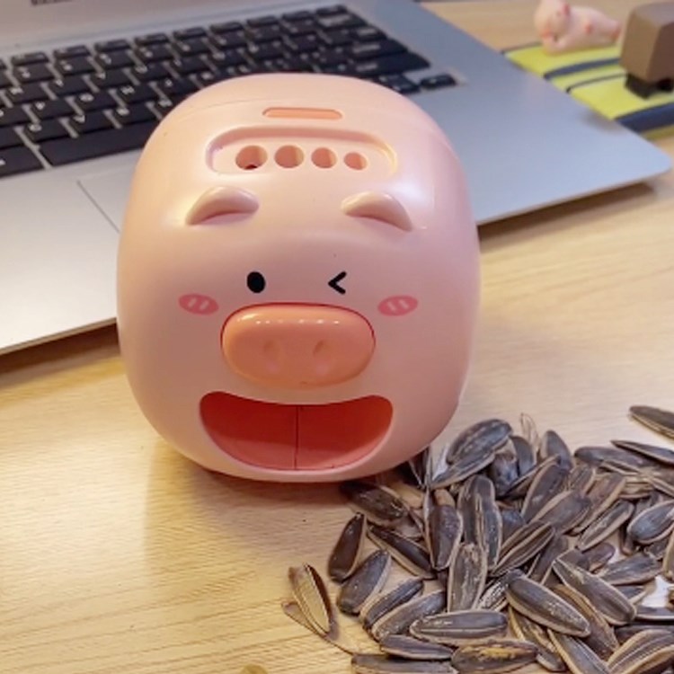 宅物便利店嗑瓜子神器全自动剥瓜子脱壳机电动去壳吐壳懒人瓜子猪
