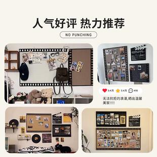 定制美式照片墙毛毡墙贴软木墙板客厅墙上相框组合留言板便利贴墙