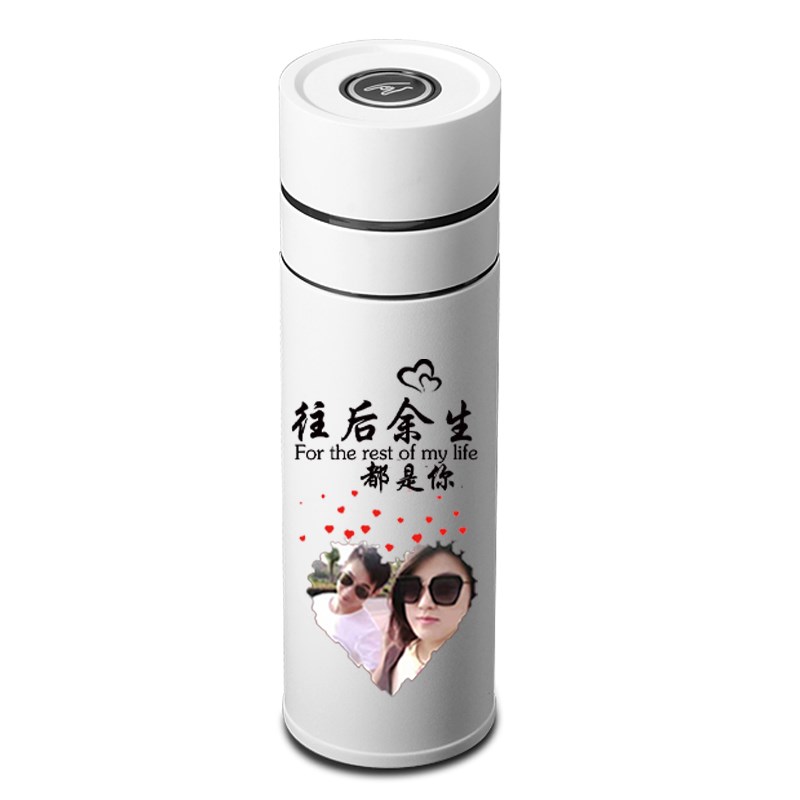 礼品保温杯定制logo316不锈钢水杯刻字印照片教师节礼物订座杯子