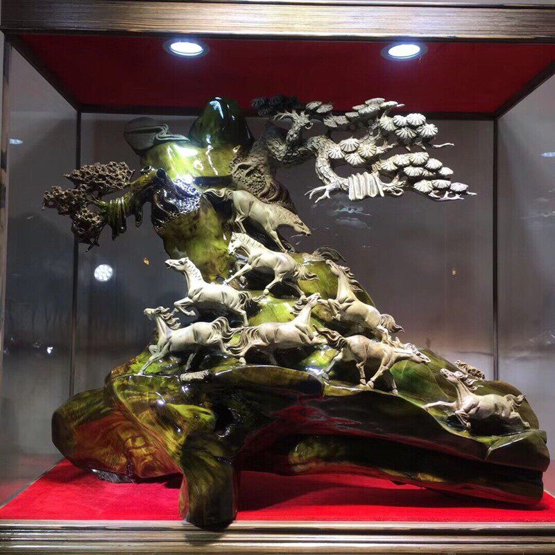 根雕木雕摆件太行崖柏料关公弥勒观音财神佛像山水花鸟龙马工艺品