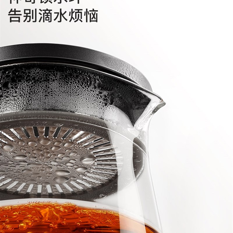 尚明高端玻璃泡茶壶家用耐高温可加热花茶壶过滤单壶简约茶具套装