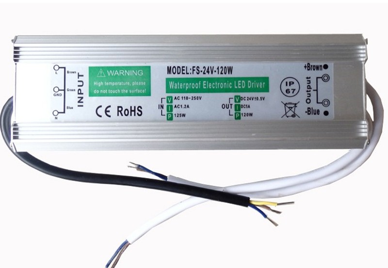 LED户外专用220转12V24V直流防水防雨开关电源30W50W变压器5A30A