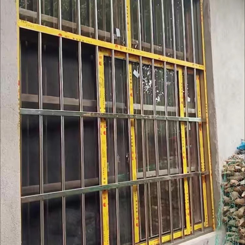 自建房订做不锈钢防盗一体铝合金门窗左右推拉窗钢化玻璃金钢纱