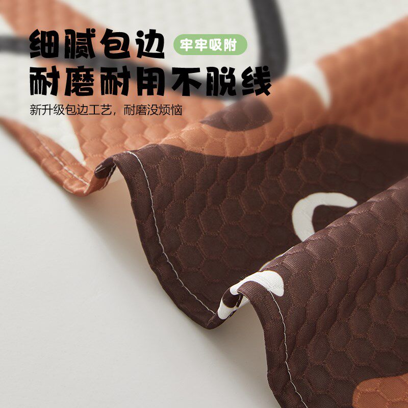 夏季冰丝多巴胺沙发盖布2025新款盖毯子可爱卡通风沙发套罩凉坐布