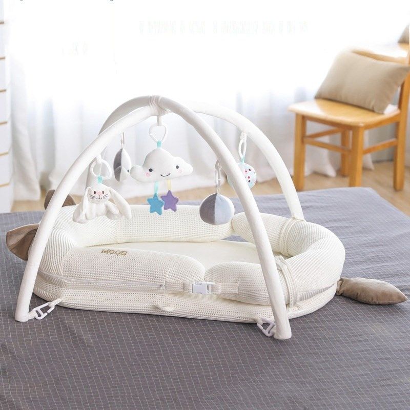 便携式防压婴幼儿床中床仿生宝宝床可洗折叠床可移动婴儿床