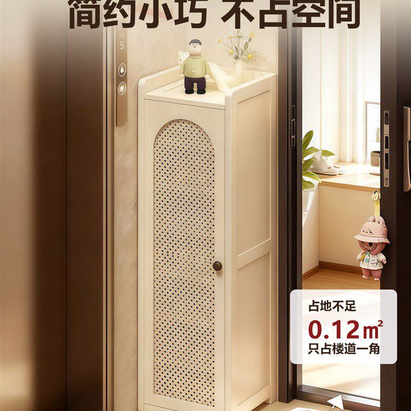 鞋架小窄门口外楼道带门鞋柜防尘入户门转角落鞋子收纳柜一体靠墙