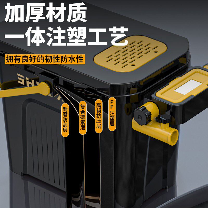 超轻多功能可以坐的钓鱼箱水桶大容量轻便户外装备全套炮台鱼护架