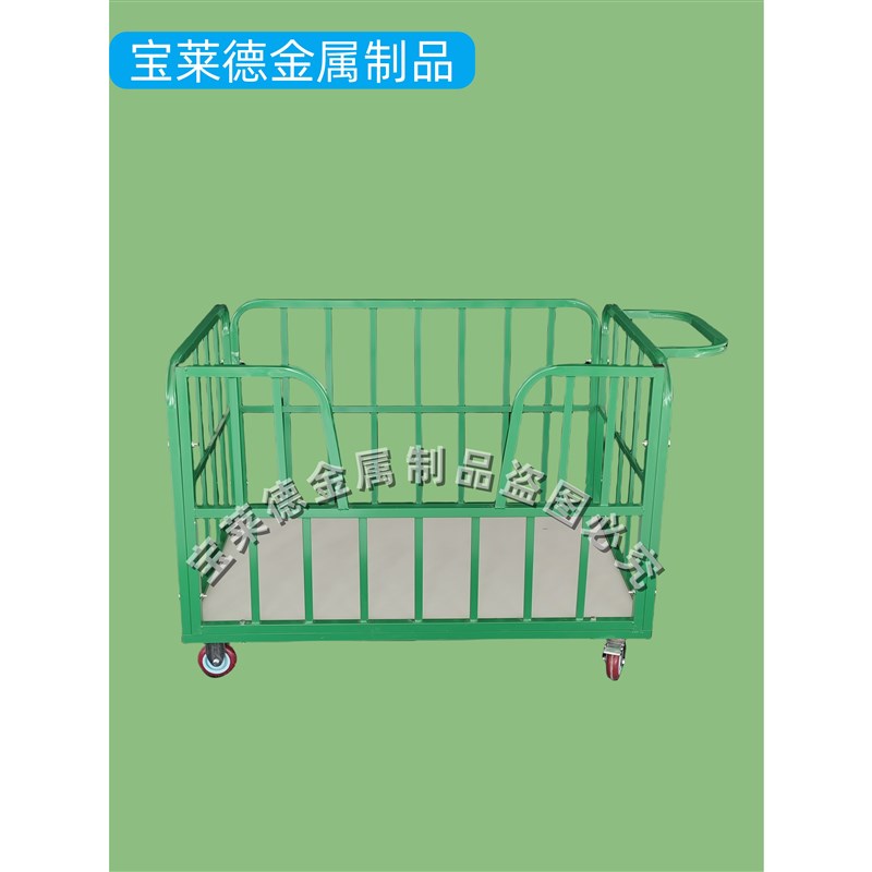 服装厂周转车面料推车物料车裁片车围栏车静音推车带刹车定制推车
