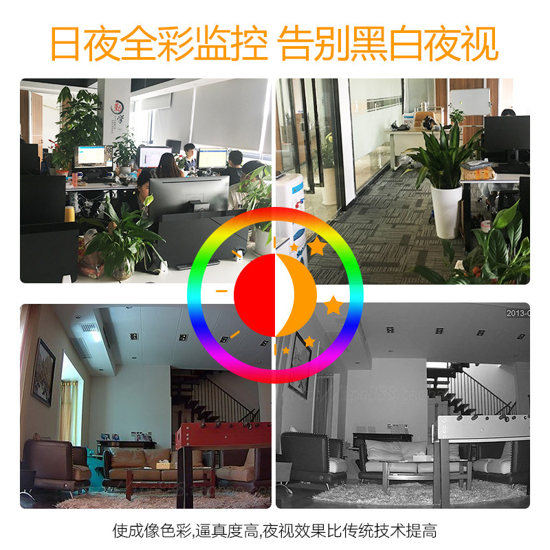 室内广角摄像头高清夜视智能夜视手机远端监控语音对讲