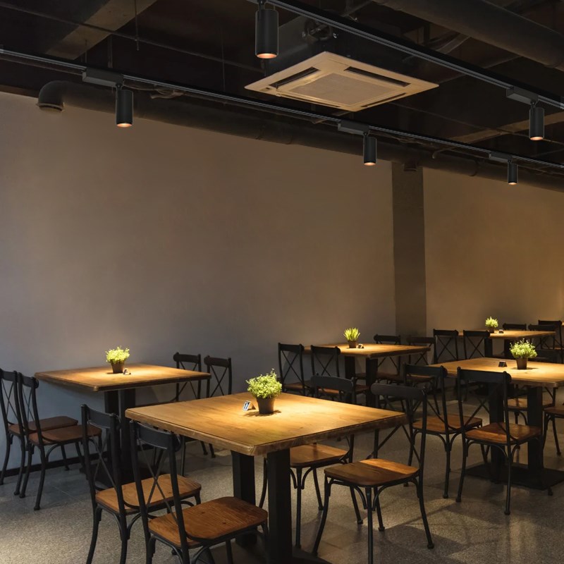 调光遥控轨道灯婚纱店调焦展厅珠宝玉石博物馆变焦射灯无极调光