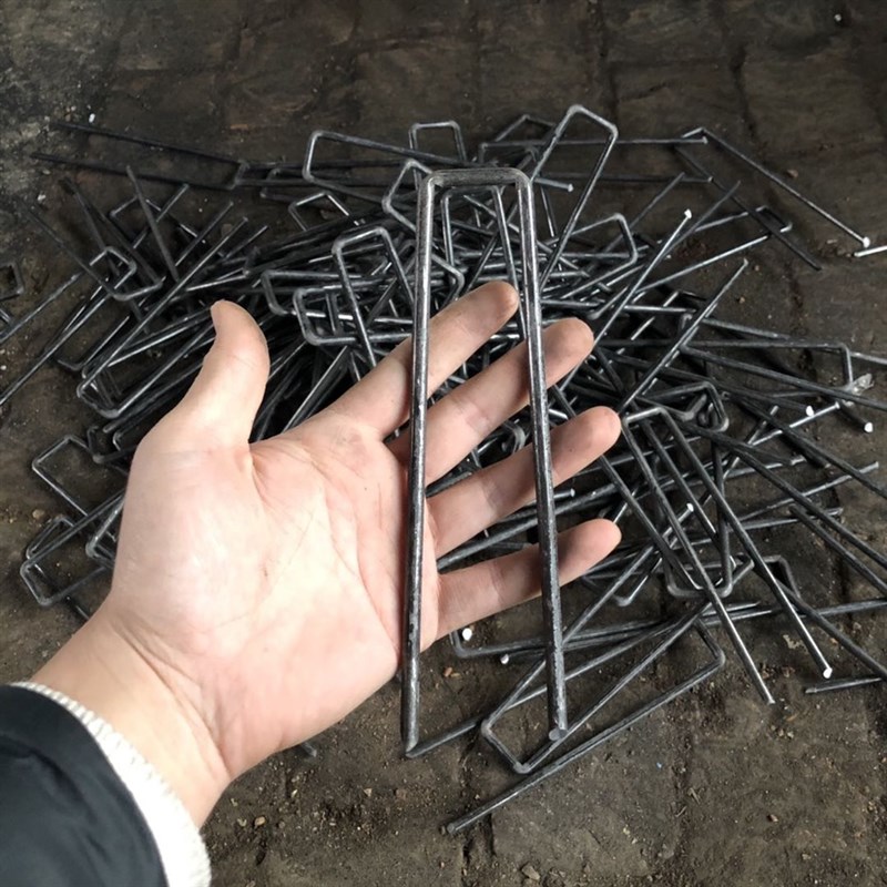 u型地钉工程钉工地公路铁路U型钉土工格栅地钉三维网钉U型固定钉