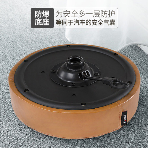 凯伦诗美容凳子 旋转升降凳 办公圆凳居家滑轮凳理发大工椅美甲凳