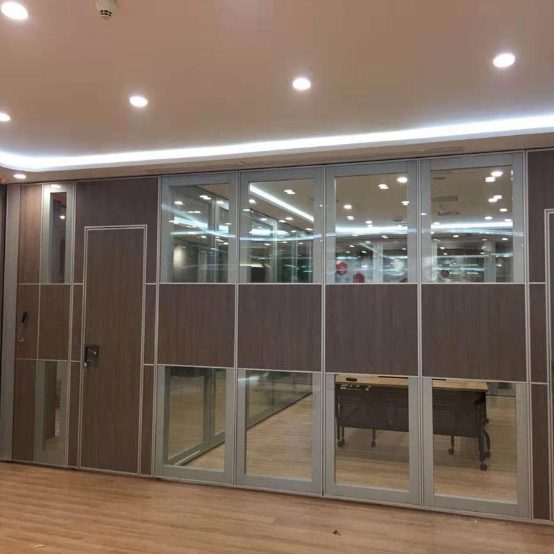 酒店活动隔断 饭店活动隔间 移动屏风 折叠隔断 办公室隔音板墙
