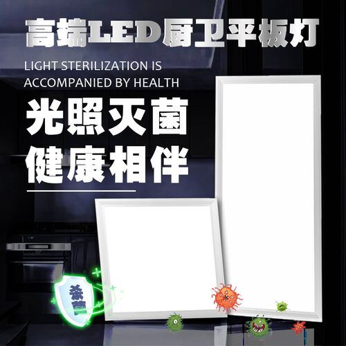 led集成吊顶灯厨房浴室厕所卫生间嵌入式吸顶灯平板灯具