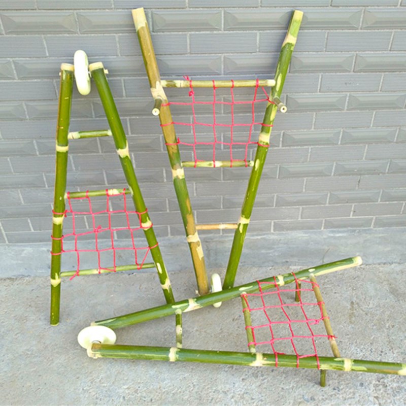 幼儿园竹子推车玩具独轮车安吉户外室内游戏玩教具器材手推车