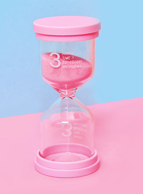 创意玻璃沙漏计时器 3分钟刷牙计时儿童桌面摆件礼物