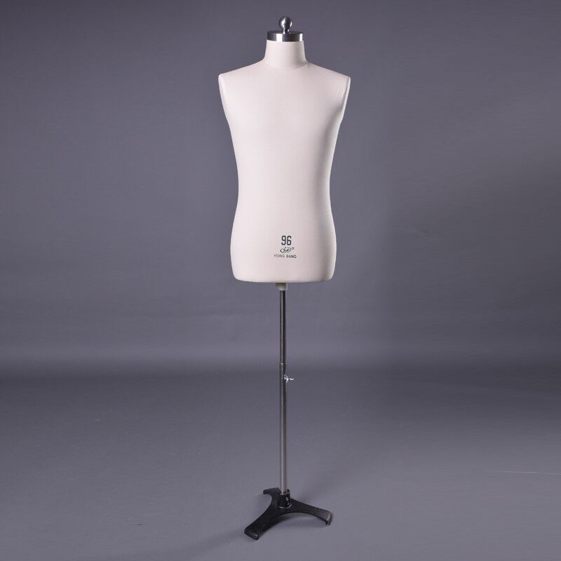 红邦人台立体裁男剪国标服装设计西服装半身打板可插针试衣模特架