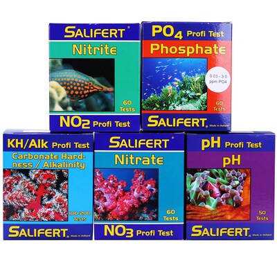 沙利法莎利法莎莉法测试剂no2钙no3镁po4钾kh氨ph锶海水鱼缸测试