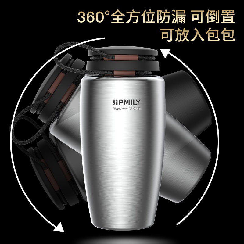 单层不锈钢水杯304运动壶夏季天便携随手提带盖大容量户外旅行1L