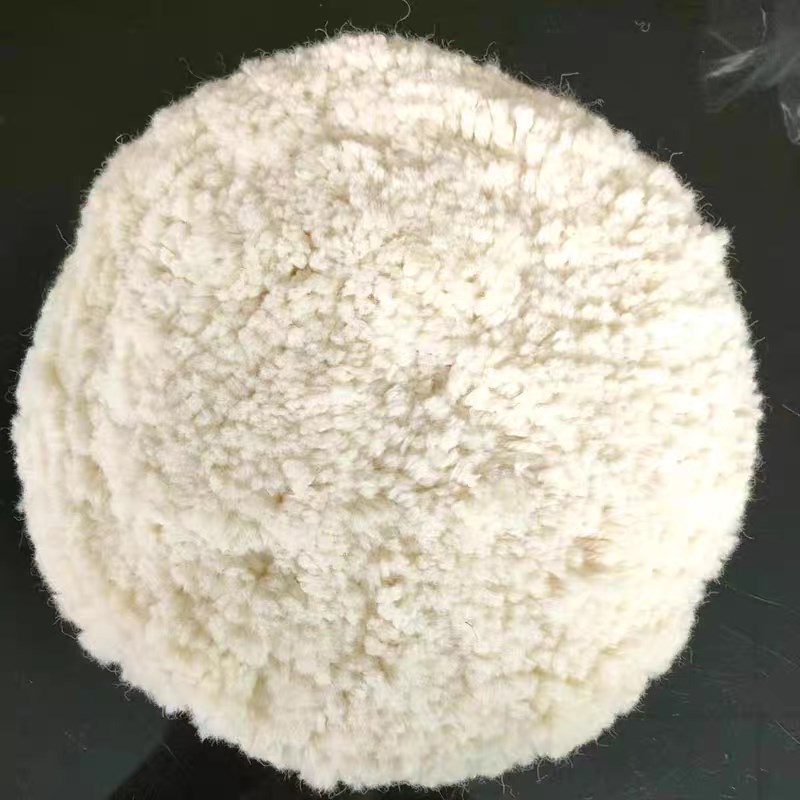 708自粘羊毛抛光盘玻璃钢树脂胶衣汽车抛光打磨打蜡羊毛盘抛光轮