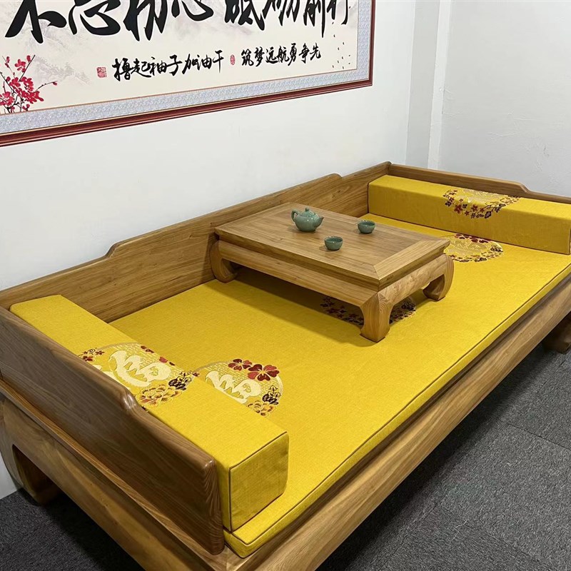 中式古典红木沙发垫罗汉床坐垫实木家俱圈椅垫加厚海绵座靠垫定做