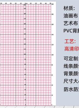 测量表格身高墙贴体态评估系统表青少年体姿矫正健身房瑜伽馆定制