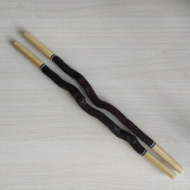 鸟笼配件天然紫藤仿大漆绣眼红子贝子小鸟跳棍站杆开口乌木合竹头