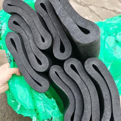 110下水管道保温防冻海棉管套 隔音消音棉管PVC排水橡塑管防冻管