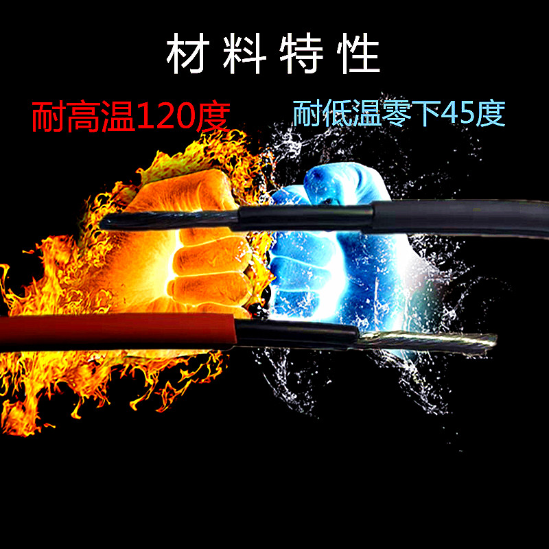 光伏直流电缆电线PV1-F4/6/2.5平方铜芯线太阳能专用电线国标软线