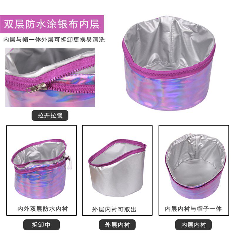 电热帽子加热帽发膜蒸发帽家用焗油机头发护理帽烫染发倒膜蒸汽帽