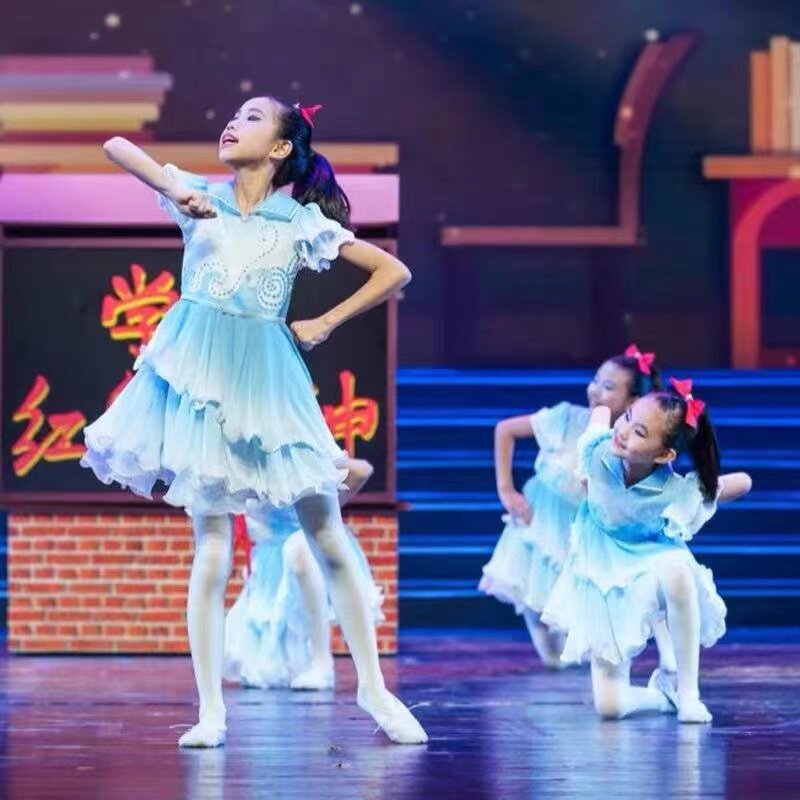 小荷风采红船启航合唱服儿童中小学生红领巾六一演出服舞蹈表演服