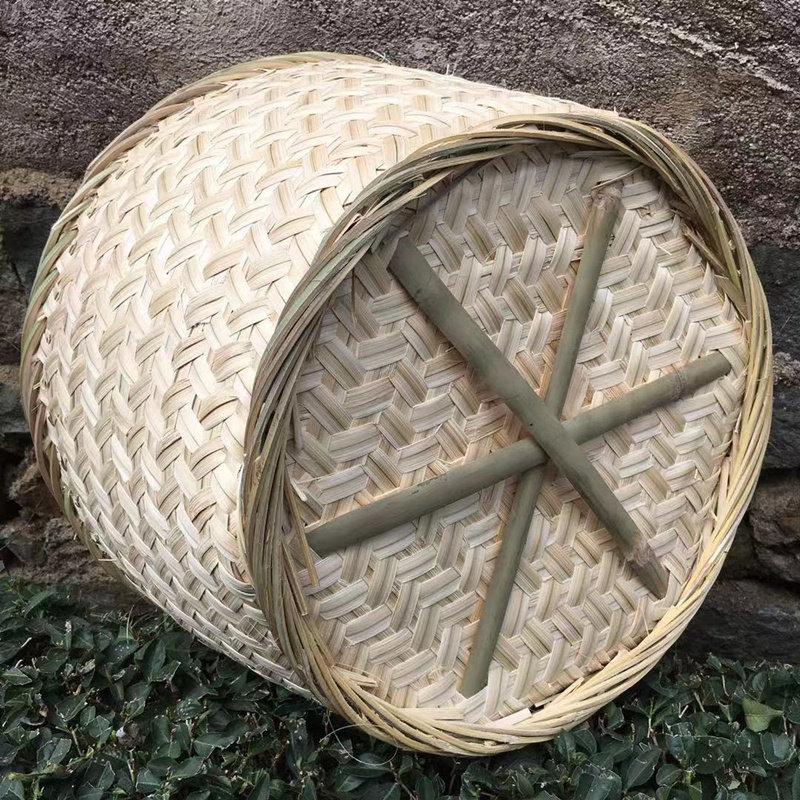 竹制品 大竹筐 收纳筐竹编收纳篮竹篓竹篮子 储物筐竹编筐制茶