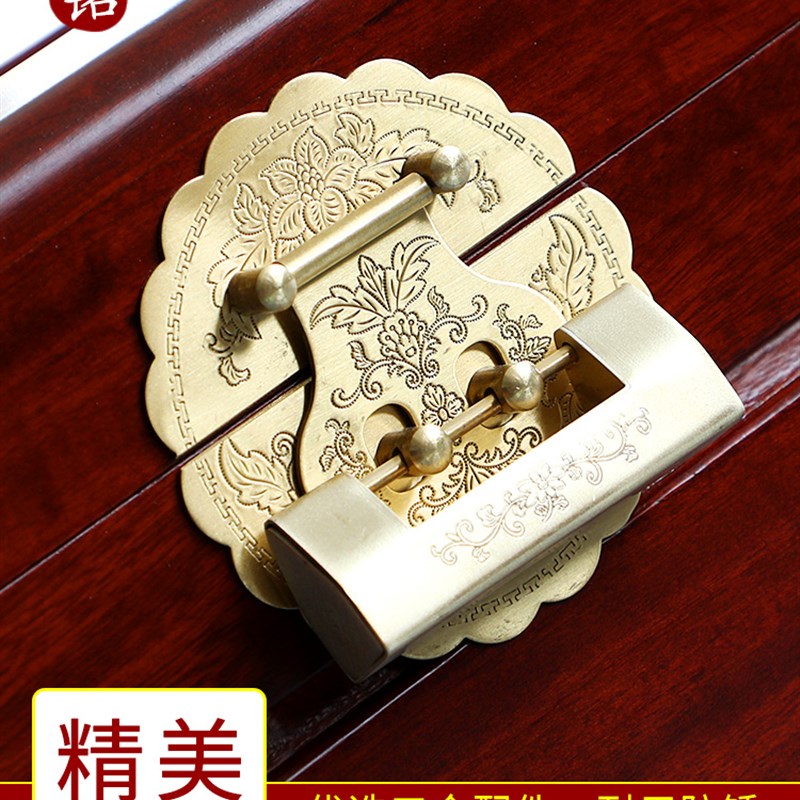 整板独板樟木箱子字画箱全香樟木收纳箱婚嫁箱字画箱全实木箱带锁