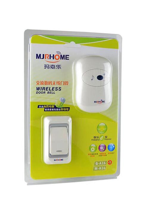 MJRHOME/玛嘉乐无线门铃家用一拖一拖二电子门铃远距离遥控呼叫器