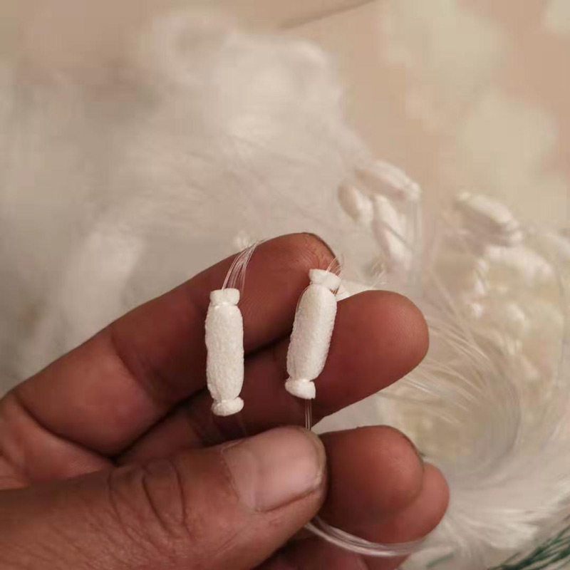 三层渔网小套柔韧丝沉网 捕鱼粘网白胶丝粘网 鲫鱼网水库鱼网挂网